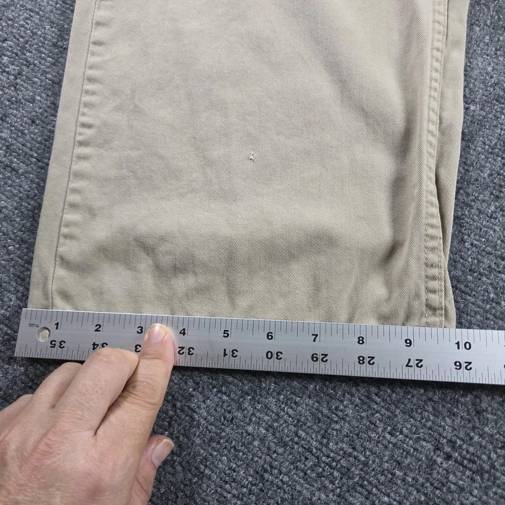 Levis VTG Silver Tab Khaki Pants 90s Straight + Loose Fit Skater Men's 38x30